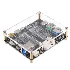 Placa Testadora De Cabo USB , Verificador De Fio De Dados Com Caixa Acrílica , Indicador LED Para Carregamento Type-C Mi