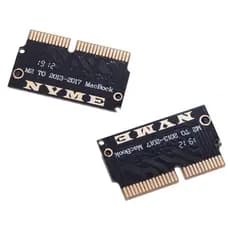 Adaptador M2 para NVMe PCIe M.2 para NGFF para SSD para Laptop Apple Macbook Air Pro 2013 2014 2015 A1465 A1466 A1502 A1