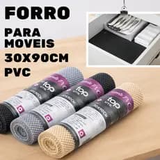 1 ou 3 Peças Forro Antiderrapante PVC 30x90cm para Armários e Gavetas