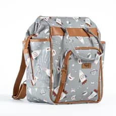 Mochila Multifuncional Foguetes Hug Menino
