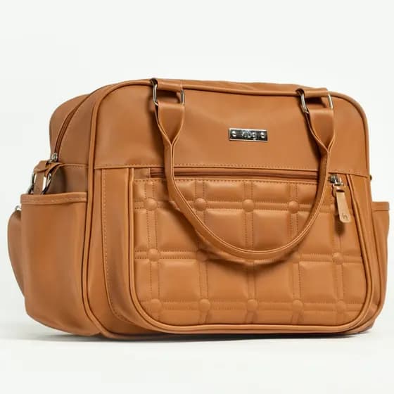 Bolsa Maternidade Grande HUG Caramelo Unissex