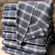Kit 5 Panos de Chão Xadrez 40x60cm | Atacado Promoção