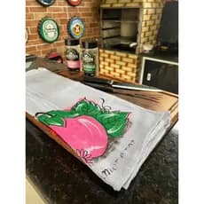 12 Panos De Prato Estampados 75 X 45 Grande Varias Cores