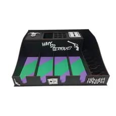 Suporte Para 4 Máquinas de Barbeiro e Porta Pentes - Joker Coringa - Envio Motoboy
