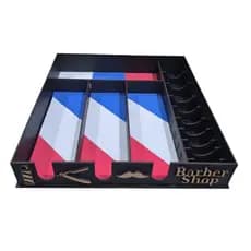 Suporte Organizador de Máquinas para cortar cabelo Barbeiro Barbearia Barbershop