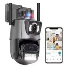 Câmera Eks Ip S11 Preto 8mp Wi-fi 360° Ptz 841 Wi-fi