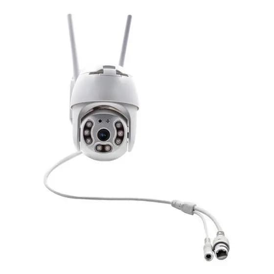 Câmera Segurança Externa Ip a prova D'água 360º Speed Dome Camera Hz-A6 Wifi Ptz Full Hd APP