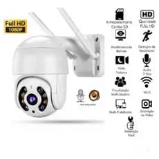 CAMERA DE SEGURANÇA SMART WIFI YOUSEE FULL HD - A8 1080P Prova D'água INTAX 2025