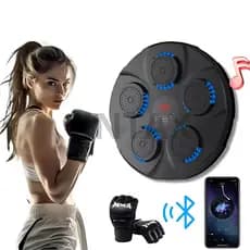Máquina de Boxe Smart Bluetooth P/ Ouvir Música e Treinar Recarregável Portátil Exercício Fitness