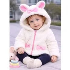 casaco teddy pelinho Menina Infantil com Capuz Casaco Teddy Ted JAQUETA INFANTIL Roupa Frio Moletom