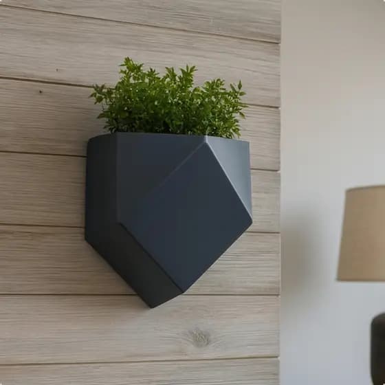 Vaso Moderno Minimalista De Parede Decorativo Para Plantas Suculentas Cactos Samambaias Jiboias