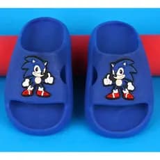 Chinelo Infantil Slide Menino Nuvem Escolar Confortável