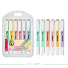 Stabilo Marca texto Swing Cool - 6x Cores - Importado Alemanha