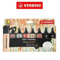 STABILO Boss Marca Texto 8X Cores -  Importado Alemanha
