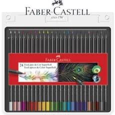 Faber Castell Ecolápis de Cor SuperSoft 12/15/24 Cores