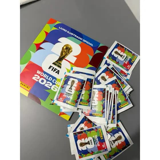 Album Capa Mole Brochura Figurinhas Copa Do Mundo FIFA 2026Original Panini