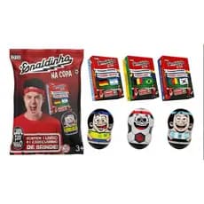 Kit 10 Cabeçudinhos Enaldinho Copa 2026 + Revista Surpresa Colecionável