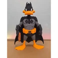 Boneco Patolino Batman 24cm 3D Decorativo | Looney Tunes DC | Miniatura Colecionável | Presente Geek