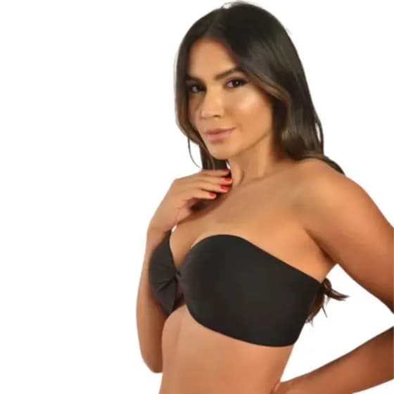 Sutiã Tomara Que Caia Sem Alça Com Bojo Alta Sustentação Soutien Nayane  REF ST48