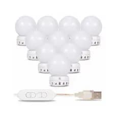 Kit com 10 Lâmpadas LED para Espelho Camarim
