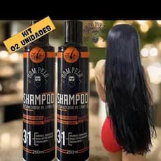 KIT 2 Shampoo Escurecedor de Cabelos Brancos e Grisalhos Shampoo Para Escurecer Cabelos Brancos