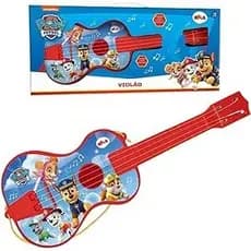 Violão Patrulha Canina  Elka 4 cordas Vermelho