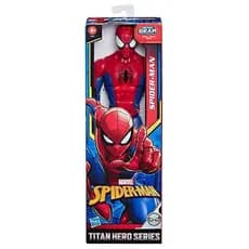 Boneco Marvel Spider-Man Titan Hero Series, Figura de 30 cm - Homem Aranha - E7333 - Hasbro, Vermelho, azul e branco