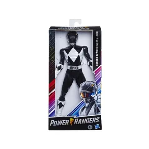 Boneco Power Rangers preto Hasbro