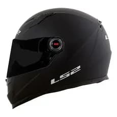 Capacete Moto Ls2 Ff358 Monocolor Preto Fosco Unissex