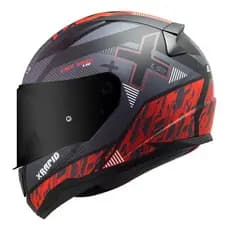Capacete Moto Ls2 Ff353 Rapid Xtreet Matte Preto Vermelho