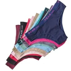 Kit Calcinhas 100% Algodao Cos Alto Conforto