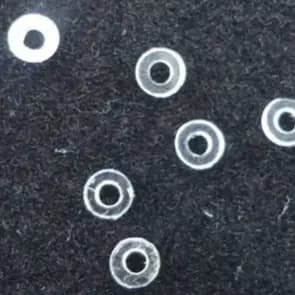 Arruela de Plástico Nylon 1.4mm para Óculos | 100 Unidades | Peças para Montagem e Reparo