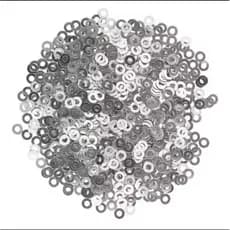 Arruela De Metal 1.4mm Para Óculos | 100 Unidades | Acessório de Montagem Óptica