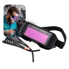 Óculos De Solda Para Soldador C/ Escurecimento Automático MT238 Proteção Soldagem Segurança UV Máscara Reflexo Anti Sol