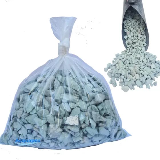Zeolita Remover 1kg Granel Midia Removedor Amônia para aquário filtro elimina odor