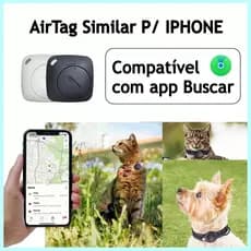 Rastreador PET para iPhone Similar AirTag MFI GPS Alcance Mundial iOS