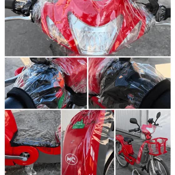 Kit Capa Protetora Chuva Bicicleta Bike Elétrica Sousa Veloster Duos E-Maxx Gmt Tesla Veloxia e Similares