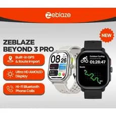 Smartwatch Zeblaze Beyond 3 Pro Ultra-Grande, GPS Integrado E Importação De Rota, Bluetooth Chamadas, Tela HD Amoled
