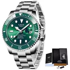 LIGE Men's Watches 30M Waterproof Date Clock Male Sports Watches Men Quartz Wrist Watch Relógio Lige 10045