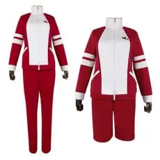 Corrida de cavalos menina cos Trayson uniforme universitário semana especial cosplay roupas esportivas Halloween cosplay