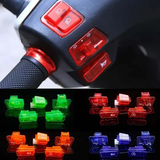 【Allyn】Botão da motocicleta Kit 5 Botões Pisca/Buzina/Farol/Luz Honda Biz 100 Ks GY6 50CC 125CC 150CC Acessórios para motociclos