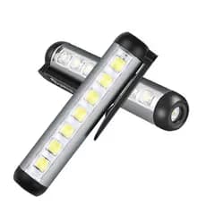 Estoque pronto Novo produto Lanterna XPE + COB TYPE-C recarregável com clipe de caneta ímã portátil leve caneta luz pequ