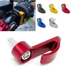 Universal CNC Liga De Alumínio Da Motocicleta Único Furo Gancho Capacete Saco Transportar Titular Para Bicicleta Sujeira