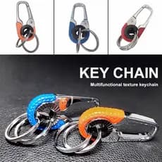 Chaveiro de carro em formato de mosquetão forte simples e criativo/chaveiro de Metal portátil moderno, com bolsa, telefo