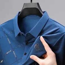 【 Polo 】 Men's Camisa De Manga Curta De Verão Casual Camisas De Roupa De Homem Solto Para Homens