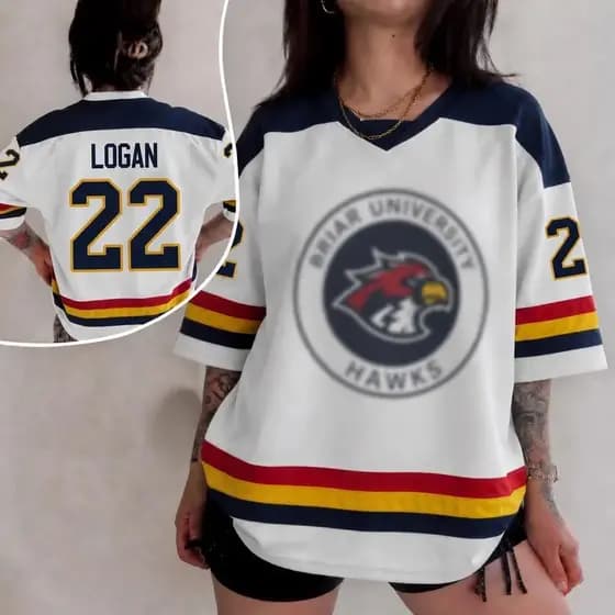Camisa De Hóquei Personalizada Briar University Hawks , Garrett Graham 44 , Roupa Reservada