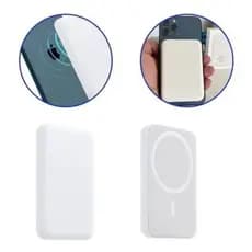 Carregador Portátil Indução para iPhone/Android Magsafe Sem fio Bateria Carga 5000mAH/10000mah