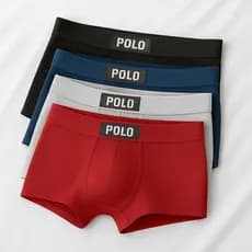 Kit 3 Cuecas Viscose Toque Gelado Polo Star Masculina Boxer Box Sortida