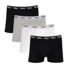 Kit 4 Cuecas Box Boxer Cotton Algodão Polo Masculina Toque Gelado Premium Sortida