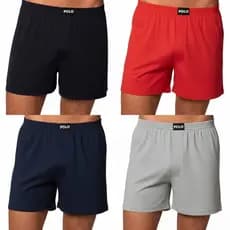 Kit 2 Pijamas Masculino Samba Canção Polo Star Tecido Viscose Premium